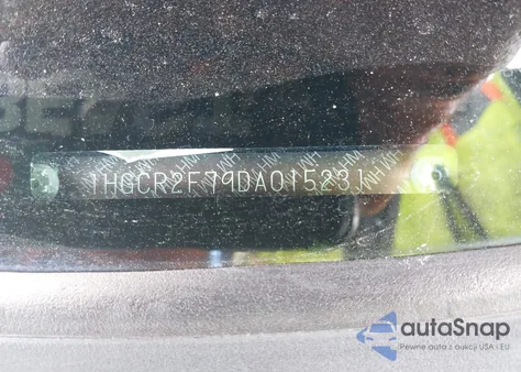 2013 Honda Accord Ex z USA, uszkodzony, nr VIN 1HGCR2F79DA015231